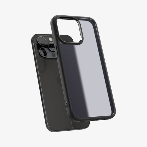 ACS06567 - iPhone 15 Pro Max Case Ultra Hybrid in frost clear showing the back